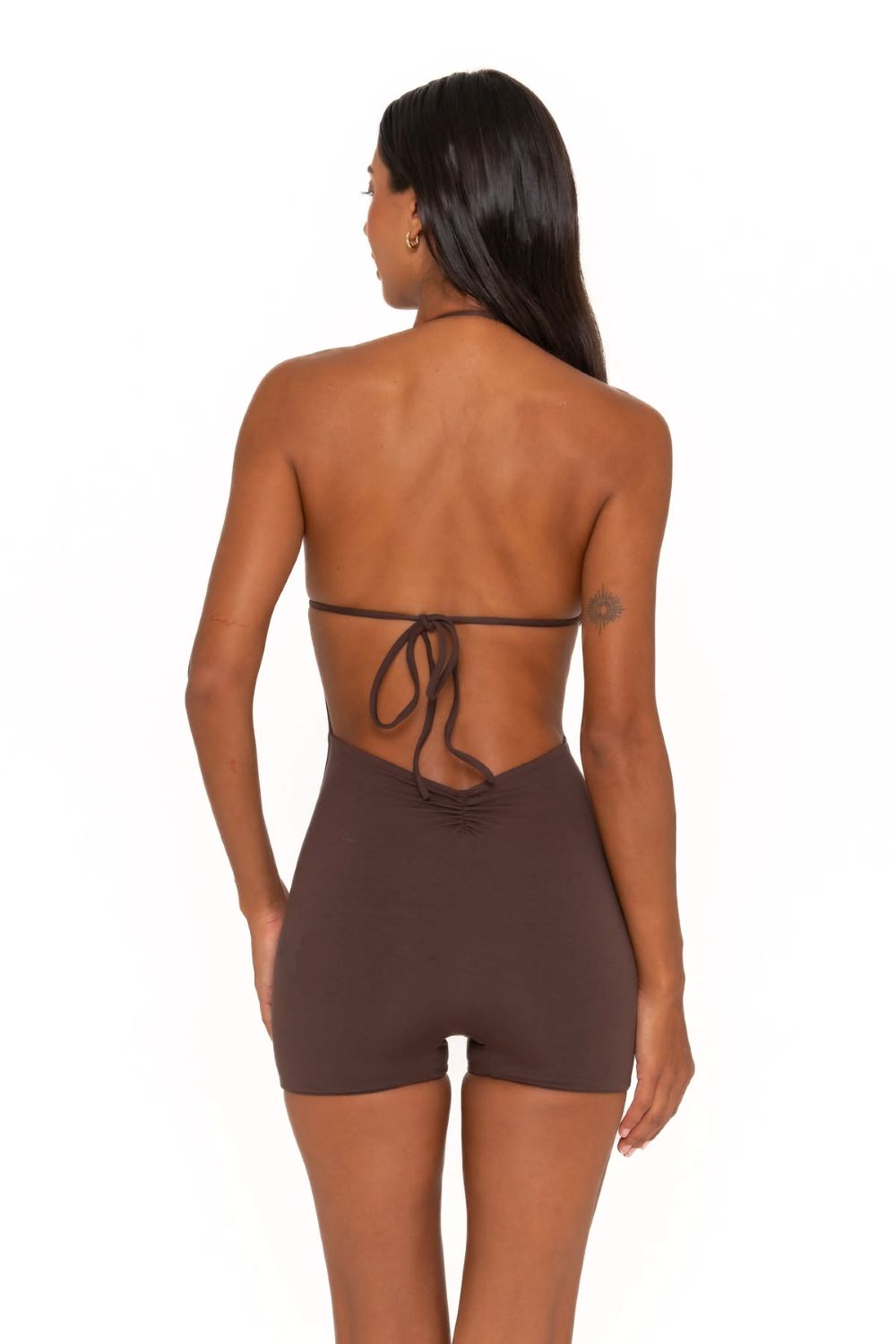 SUKI PLAYSUIT - CHOCOLATE